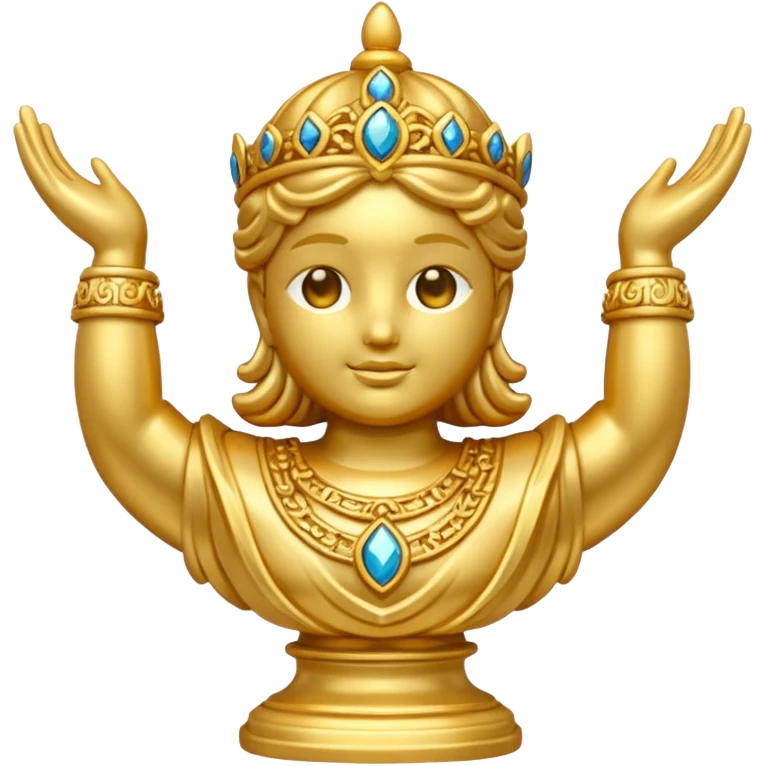 statue gold emoji