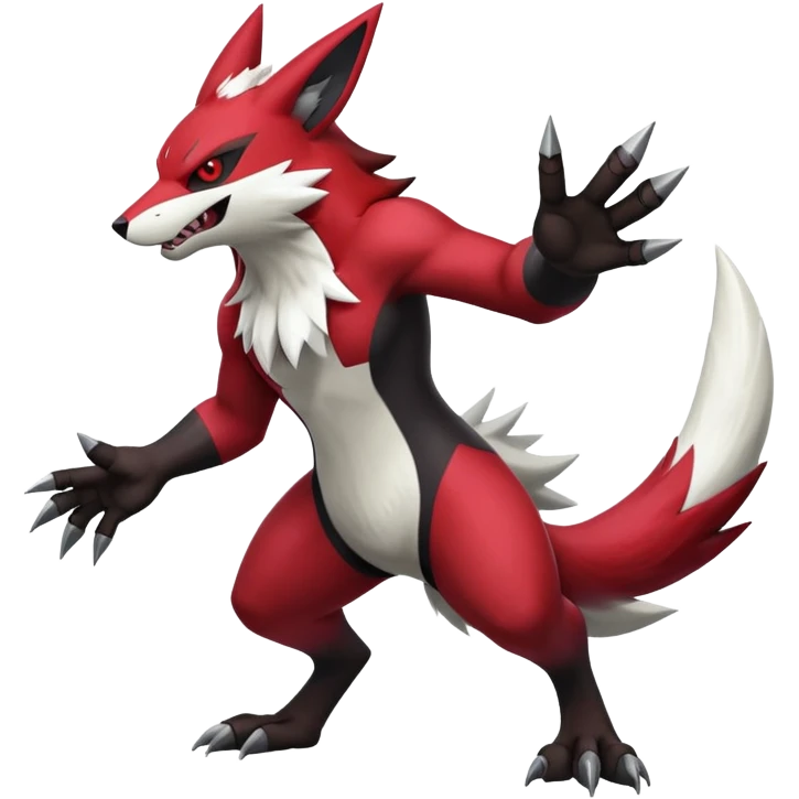 Shiny Zangoose-Obstagoon-Hybrid (full body) emoji