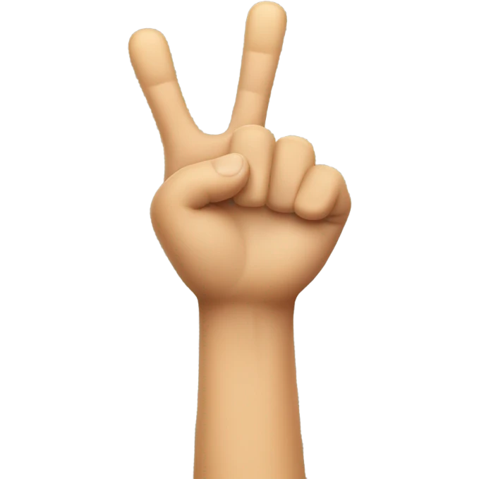 Hand waving emoji