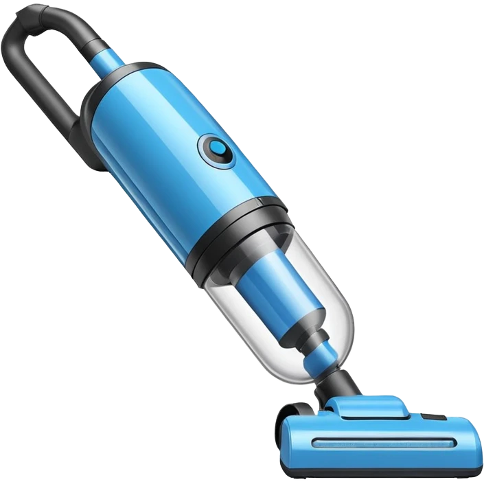 blue cordless vacuum emoji