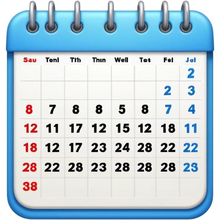 online booking schedule emoji