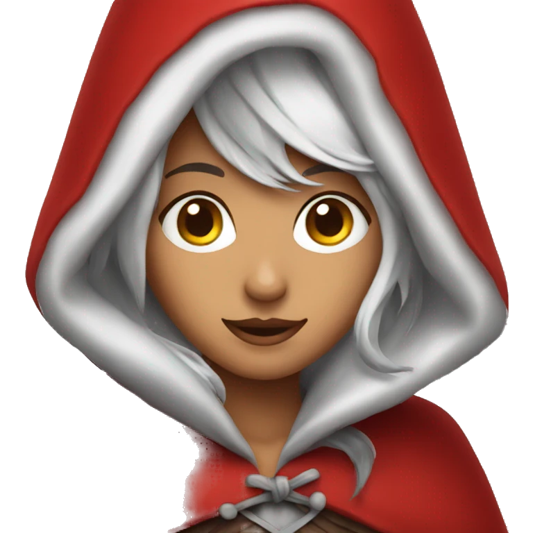 Red riding hood emoji