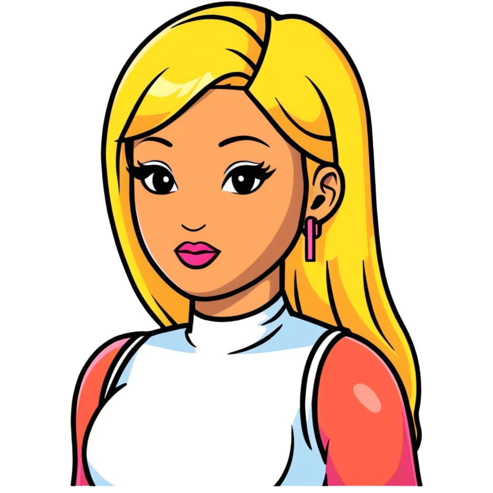 Nicki Minaj realistic  emoji