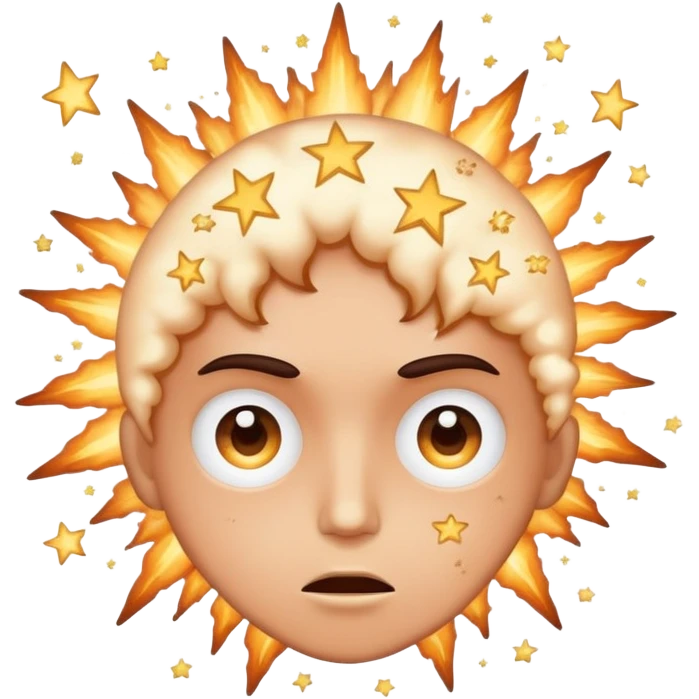 face with exploding mind and stars in eyes emoji