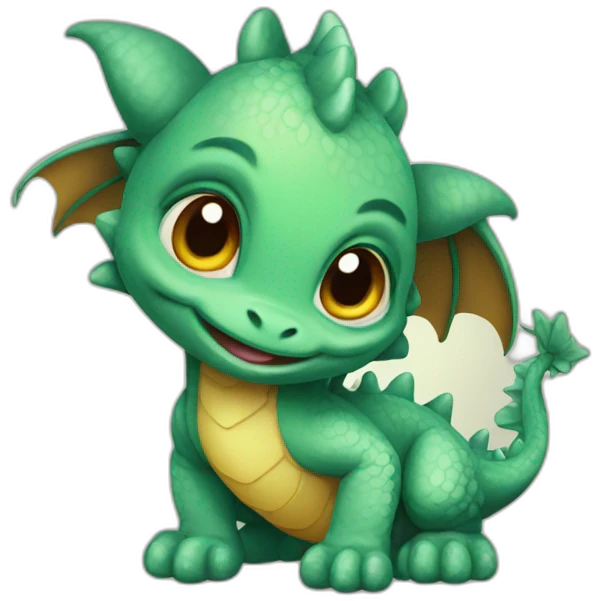 Baby dragon emoji