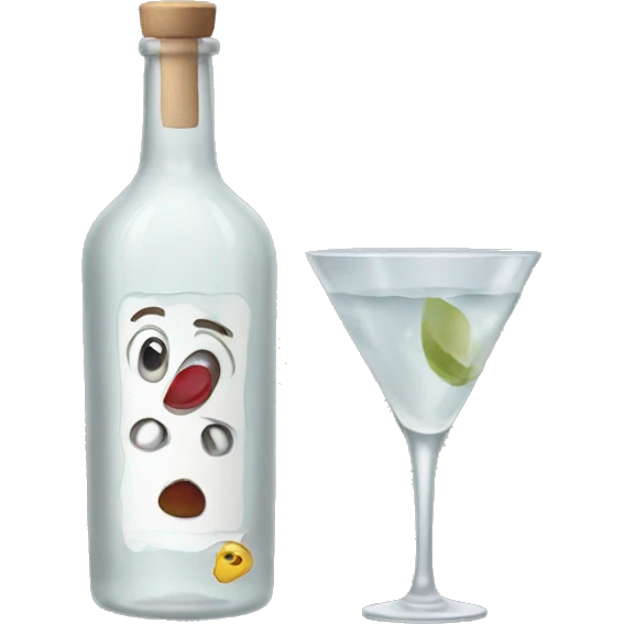 vodka bottle emoji