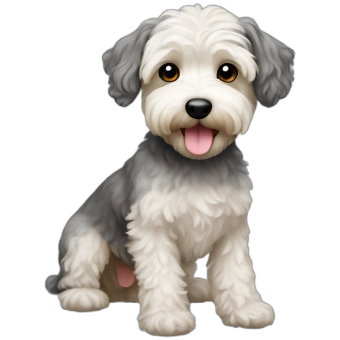 Mini Schnoodle emoji