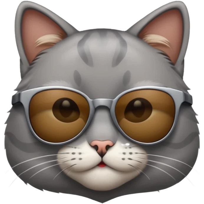 Cat wearing sunglasses emoji