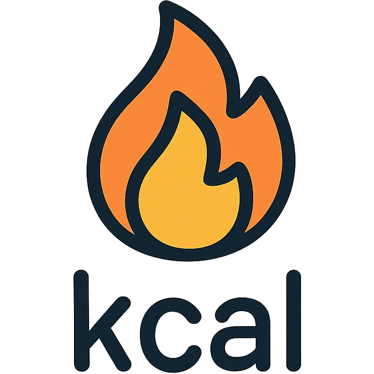 calories icon, stylized flame or energy symbol, clean and simple, suitable for app icon emoji