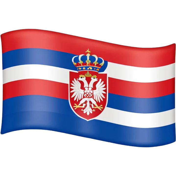make me a emoji with serbian empire a  flag emoji