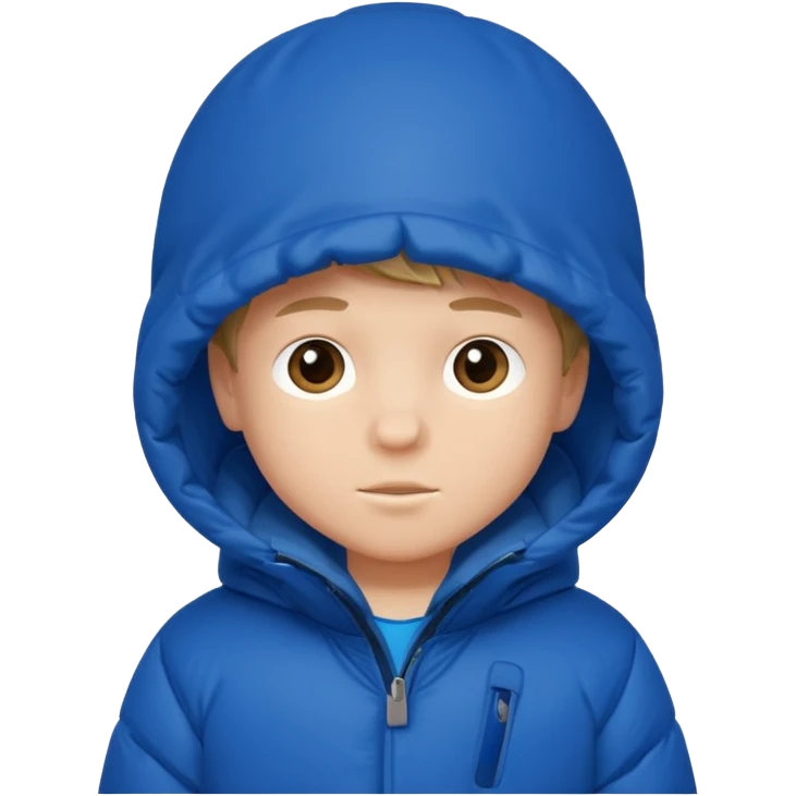 young boy in puffy winter coat











 emoji