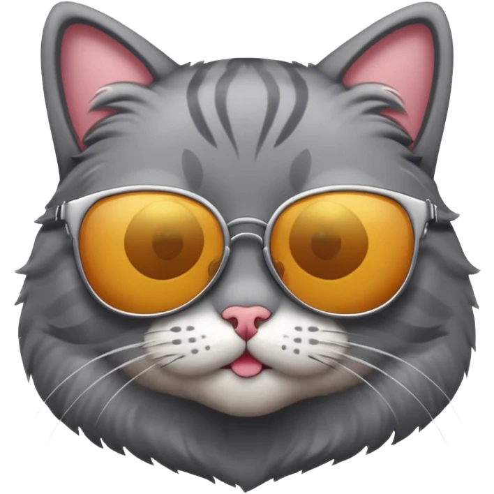 Cat wearing sunglasses emoji