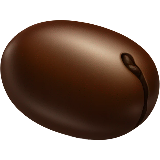 Coffee bean emoji