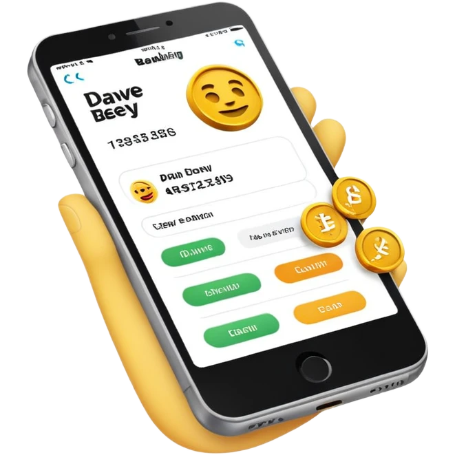 Dave bebanking app emoji