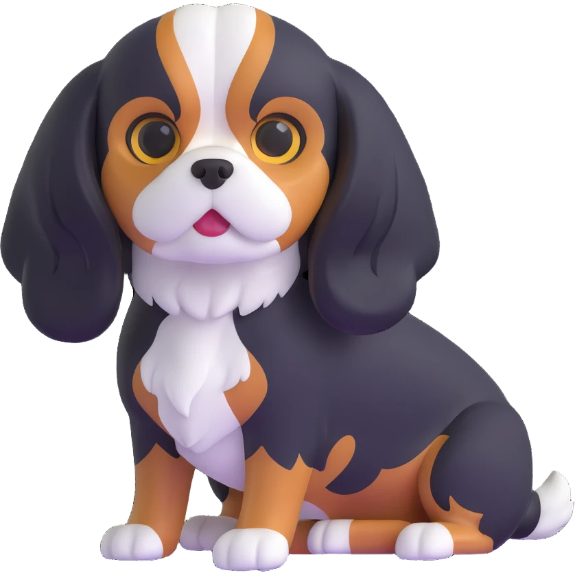 cavalier king charles spaniel dog emoji
