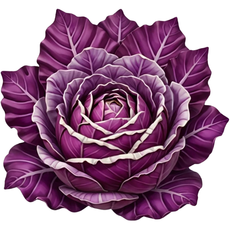 beautiful radichio only purple  emoji