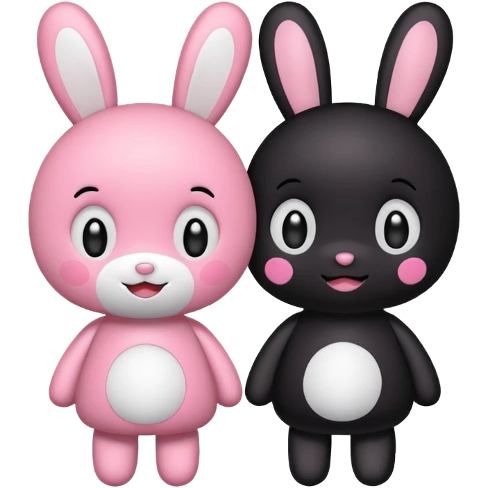 My Melody And Kuromi  emoji
