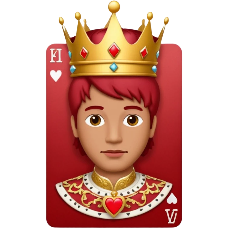 King of Hearts emoji