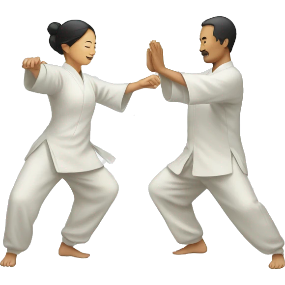 Couple doing tai chi emoji