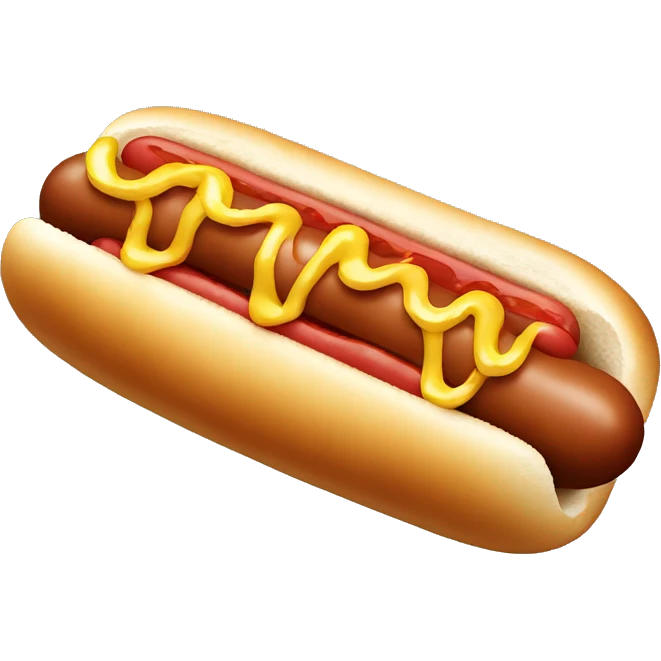 Hot dog eating another hotdog  emoji