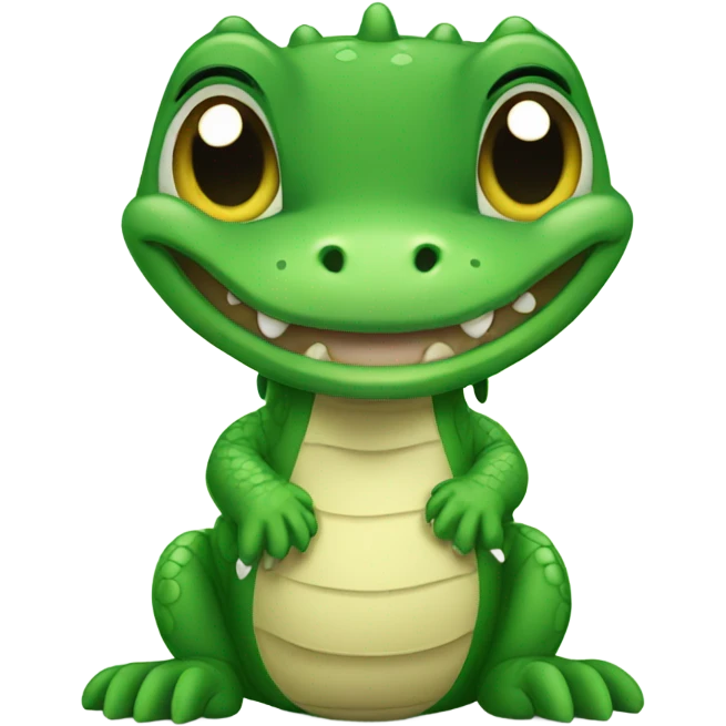 Baby alligator emoji