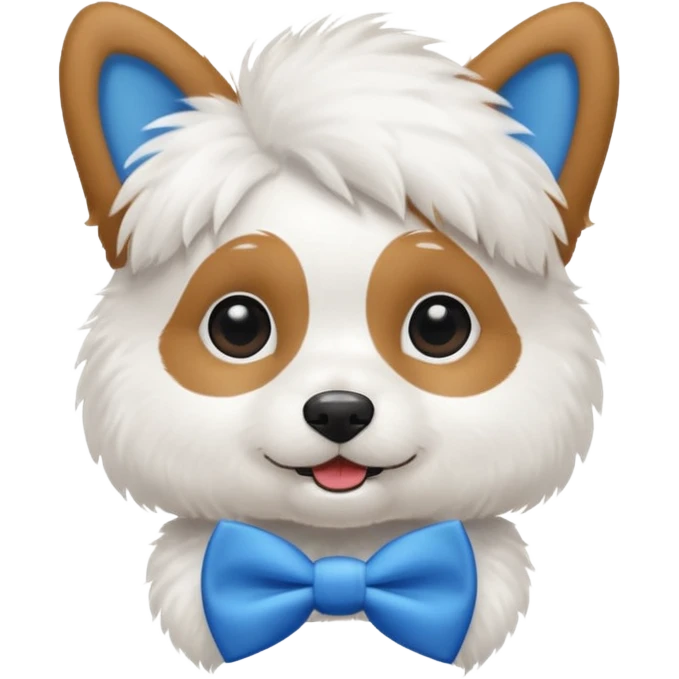 Groom dog with bowtie emoji