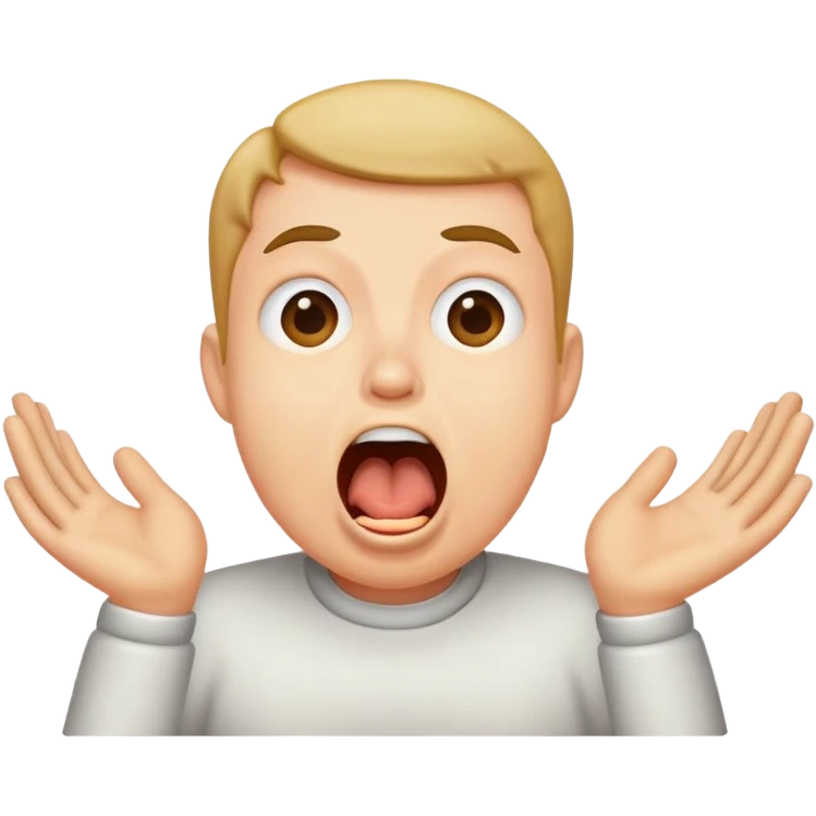 Person burping emoji