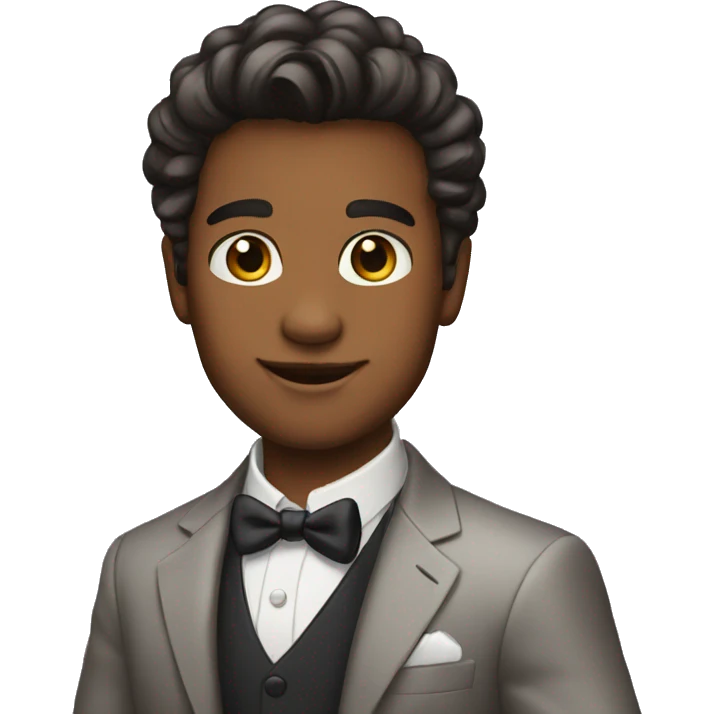 Handsome rich boy emoji