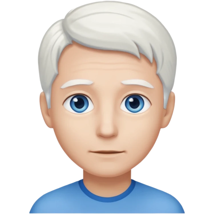 little longer white hair emoji