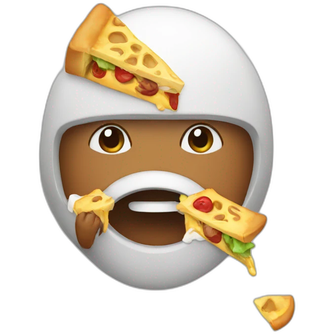 Eating food emoji