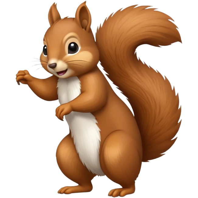 squirrel twerking emoji