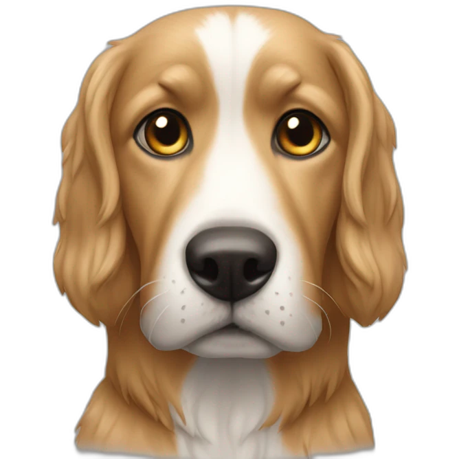 chat fusioné avec chien emoji