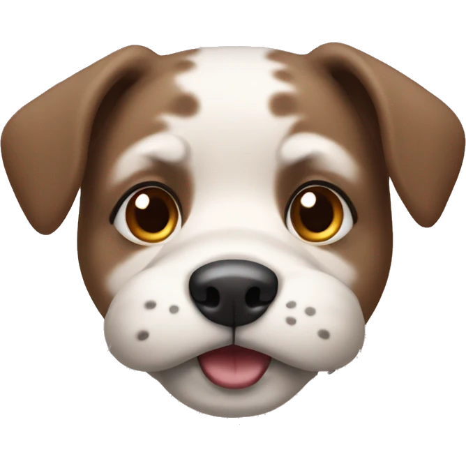 Dog with the cutest face emoji