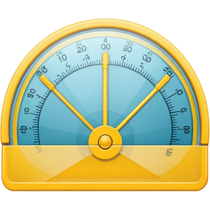 "📏" This emoji is for ruler. Then make an emoji for protractor. Which is real emoji type like the given emoji and same color....make emoji not imaje emoji