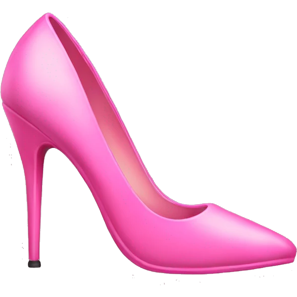 Pink high heels emoji