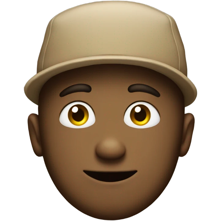 Emoji with you he out with hat on  emoji
