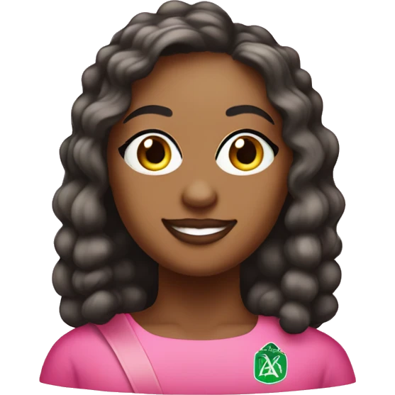 Alpha kappa alpha with pinky  emoji