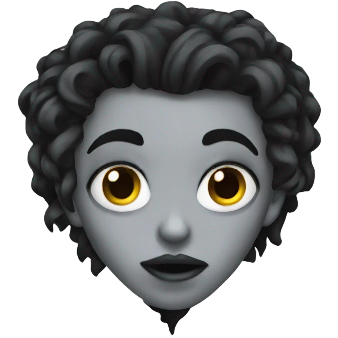 goth heart emoji