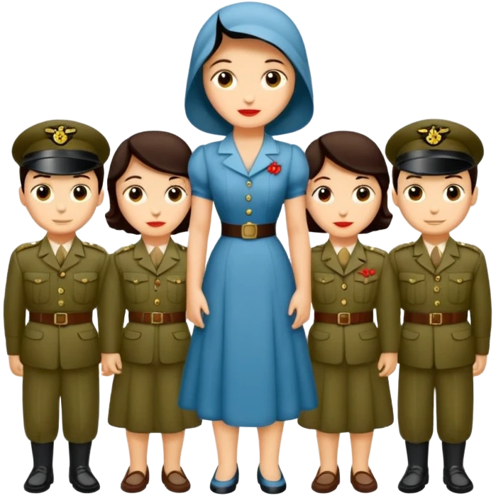 1940 takım elbise giyinen insanlar emoji