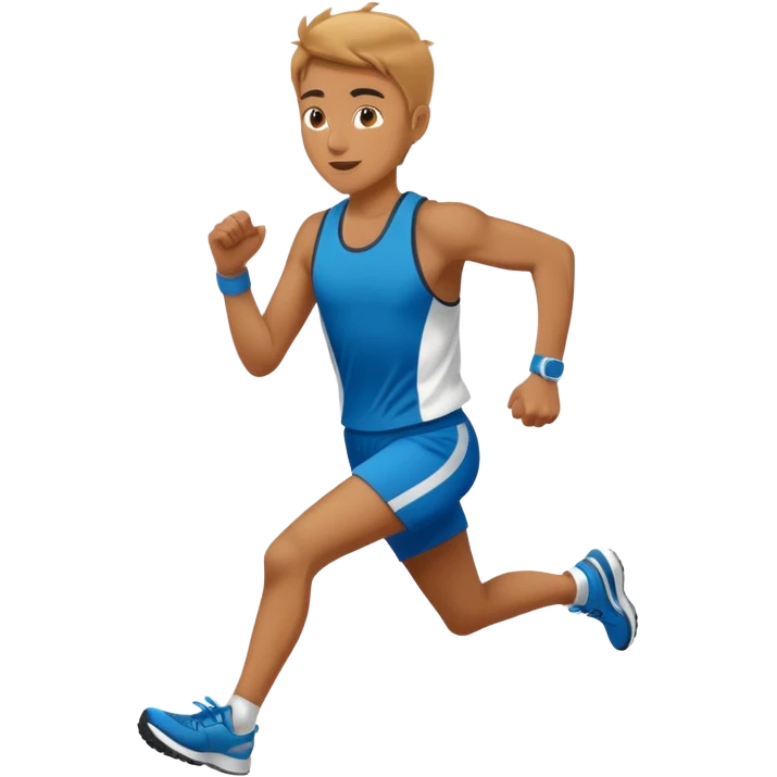 a person running a marathon  emoji