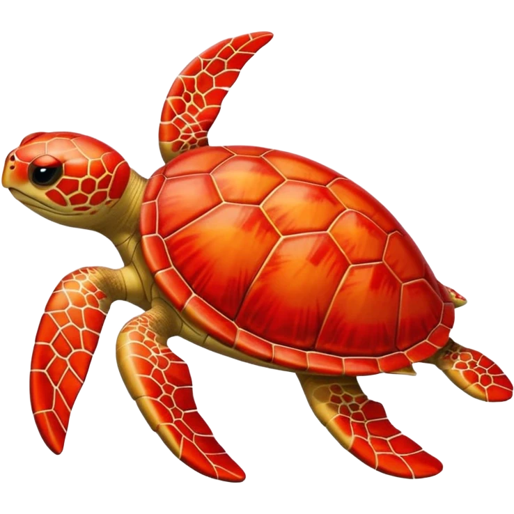 Red turtle emoji