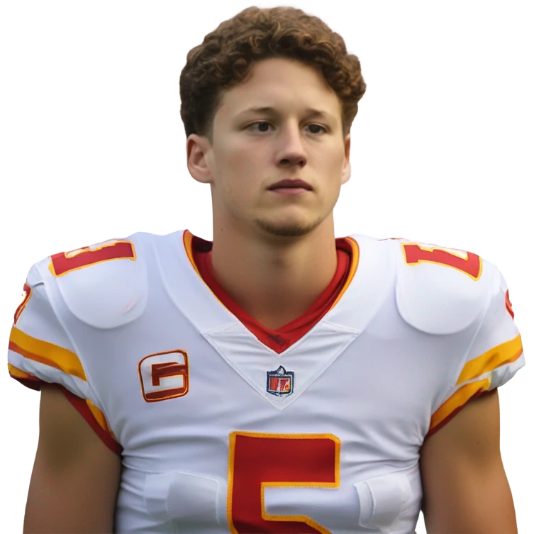 Josh Allen standing over Patrick Mahomes  emoji