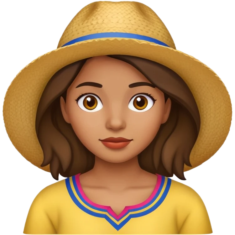 Colombian girl emoji