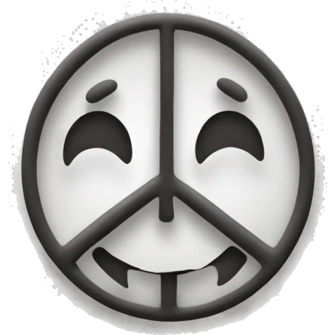happy face with peace sign emoji
