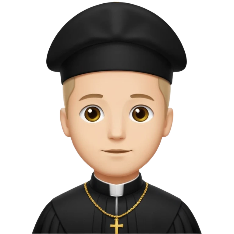 The priest presiding over the wedding emoji