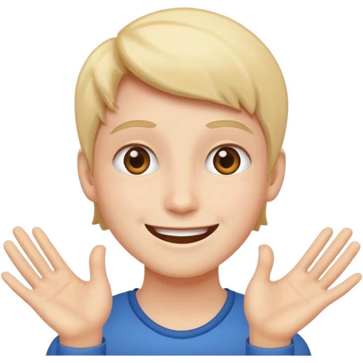 Personne qui fait semblant de croire en quelqu'un  emoji