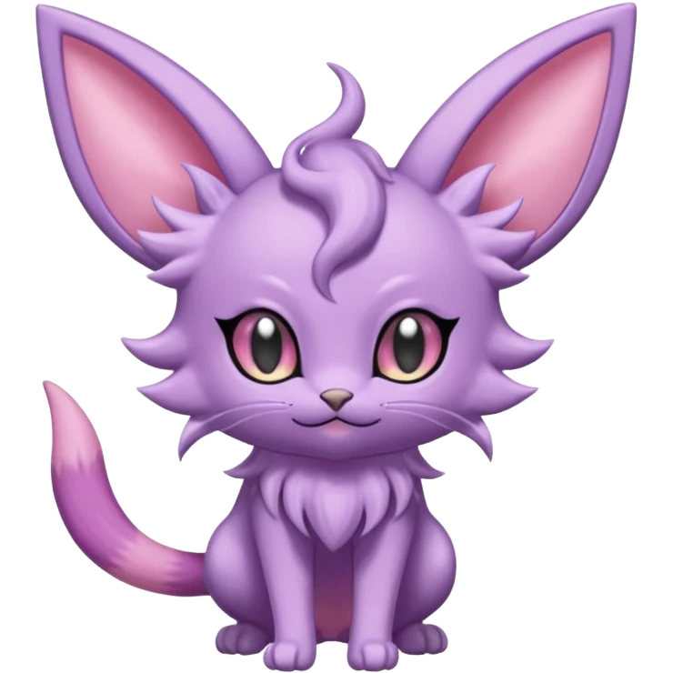  Fey Toony Espurr-Espeon-Skitty-Delcatty-Sprigatito-Purrloin-fusion-hybrid emoji