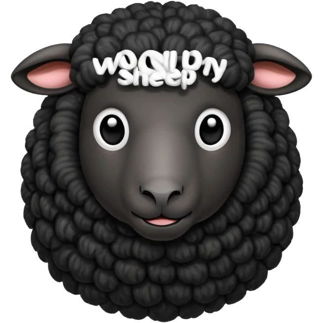 Black sheep  emoji