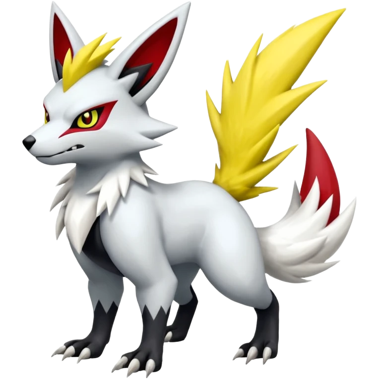 Zoroark-Zangoose-Zeraora-Fakémon-hybrid-creature (full body)  emoji