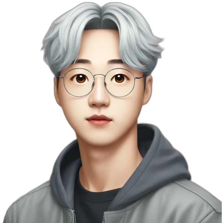 Kim Tae-Hyung from BTS emoji